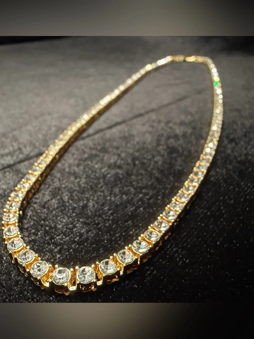 Tennis Necklace 24in 4.3MM AAA CZ Stones 14K Premium Finish w/lock clasp